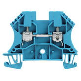 Weidmuller Feed-through terminal, screw, blue, c/s 4mm²